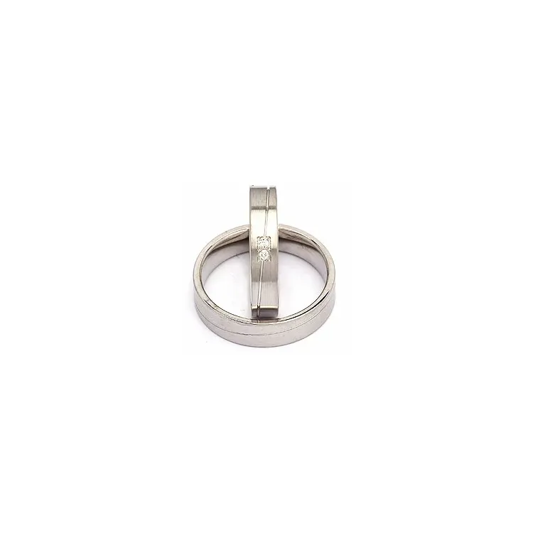 Vigselsringar i silver 0,030 ct