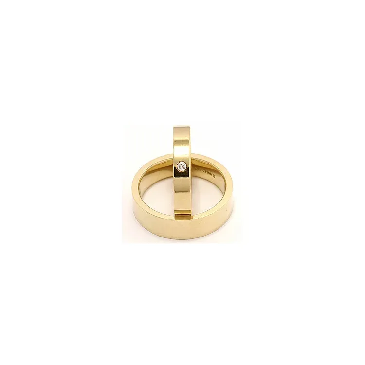 Vigselsringar i 9 karat guld 0,05 ct