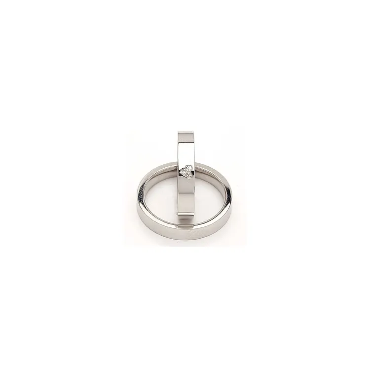 Vigselsringar i silver 0,03 ct
