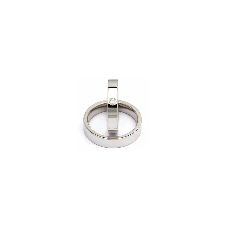 Vigselsringar i silver 0,05 ct