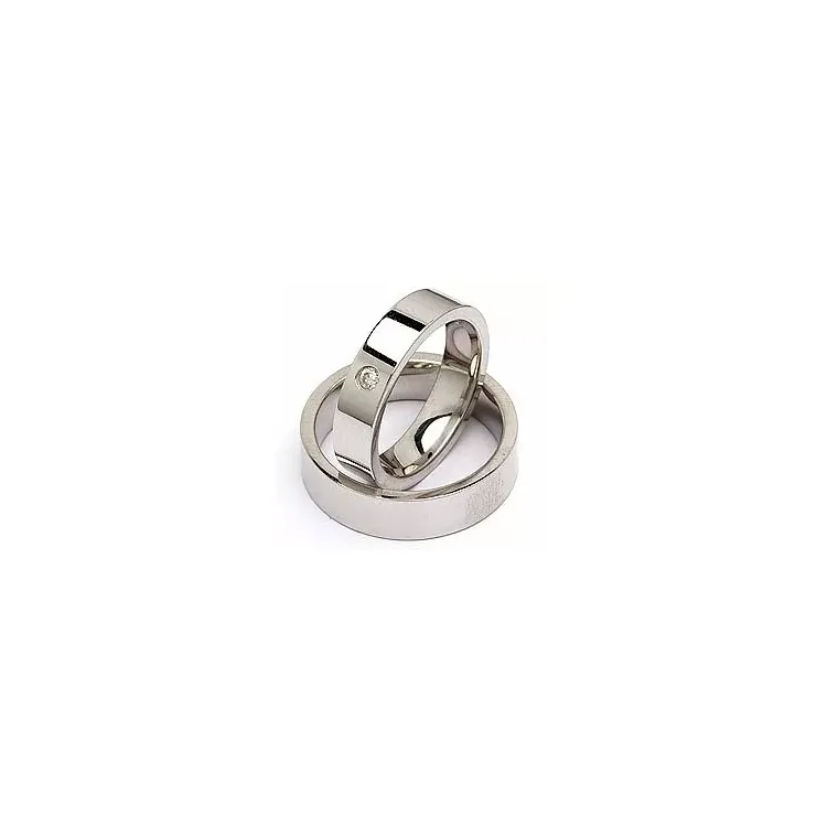 Vigselsringar i silver 0,05 ct
