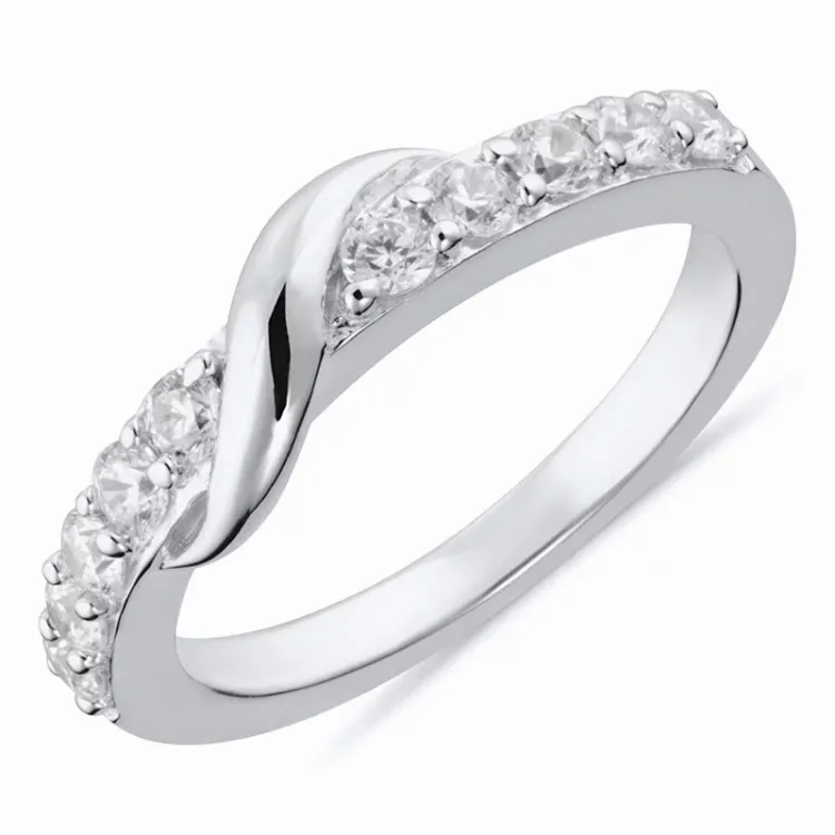 Silver ring i rhodinerat silver
