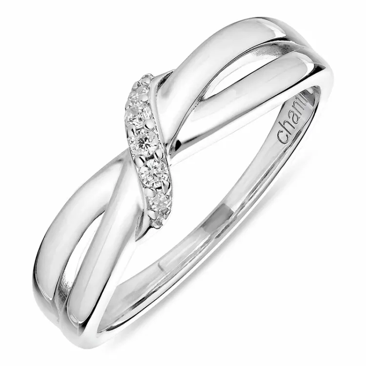 zirkon ring i silver
