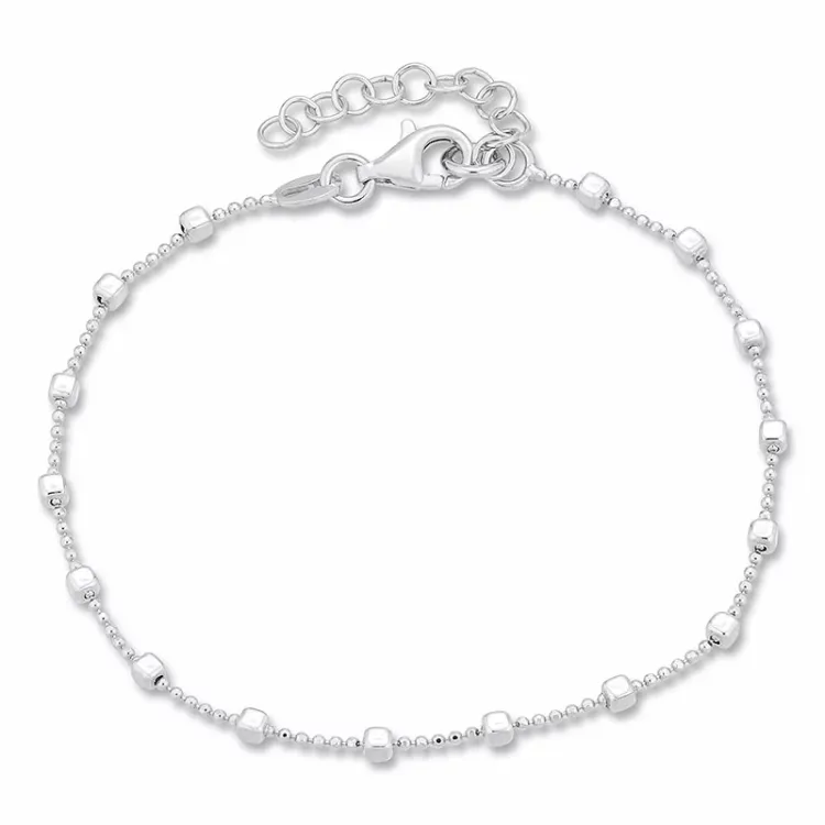 kulkedjearmband i silver 17 plus 3 cm x 2,1 mm