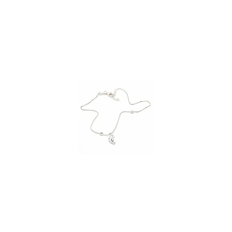 delfin fotlänk i silver