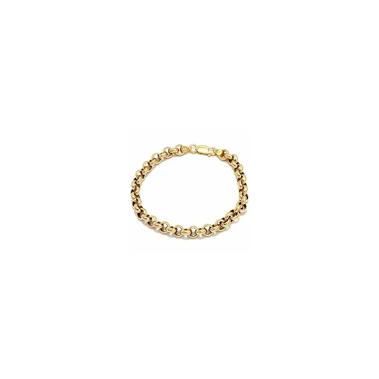 ärtearmband i förgyllt silver  x 5,4 mm