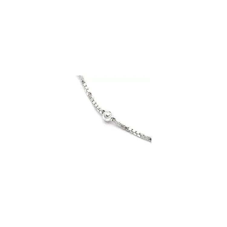 Fotlänk  i silver  x 1,0 mm