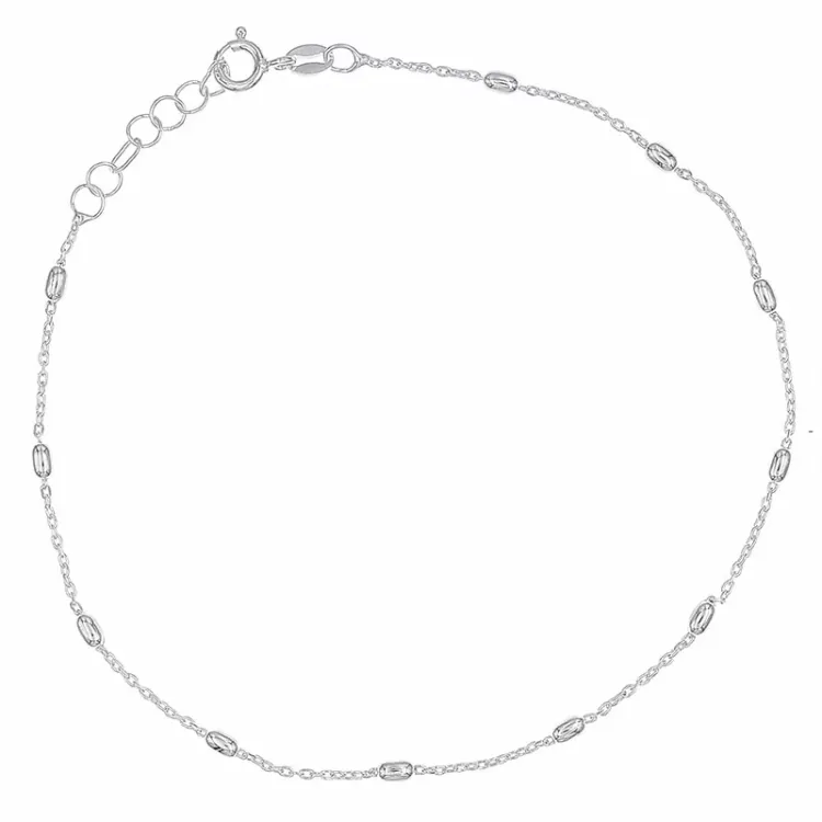 Enkel fotlänk  i silver