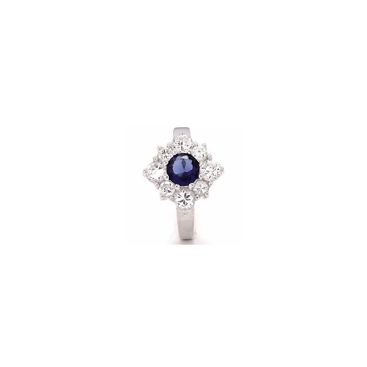 Fyrkantigt ring i silver