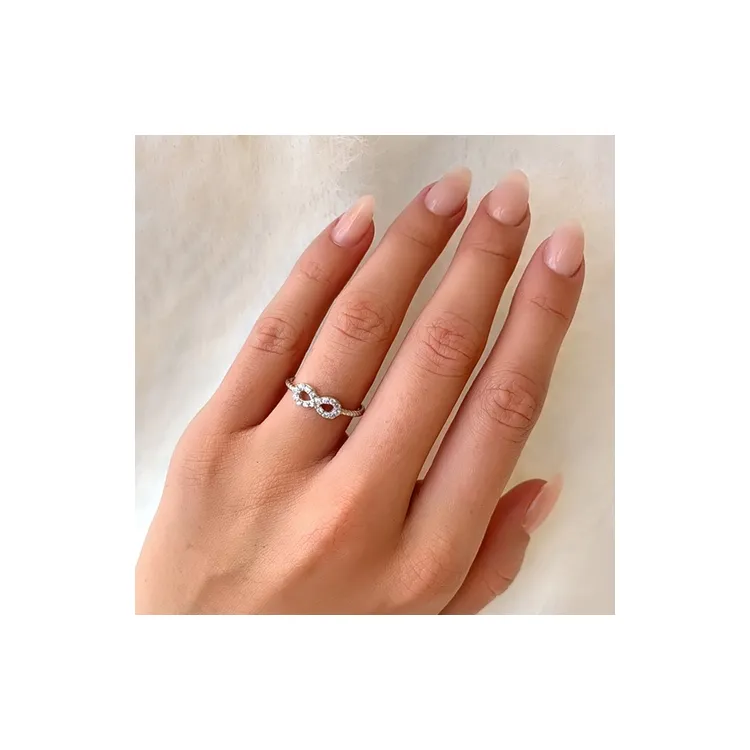 Infinity ring i silver