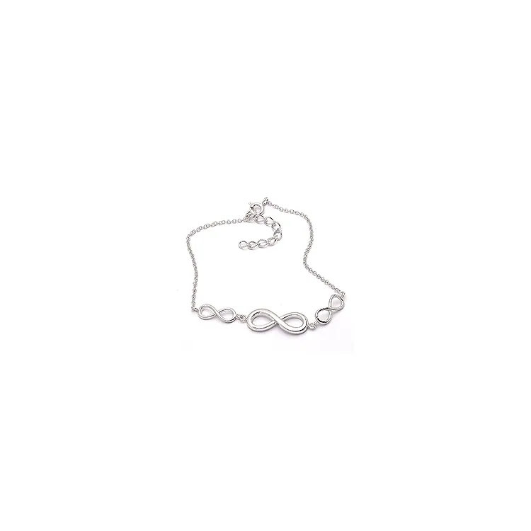 Infinity armband i silver