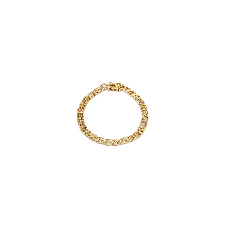 BNH bismark armband i 14 karat guld 17 cm x 4,5 mm