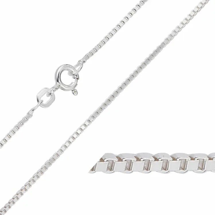 BNH veneziaarmband i silver 21 cm x 1,2 mm