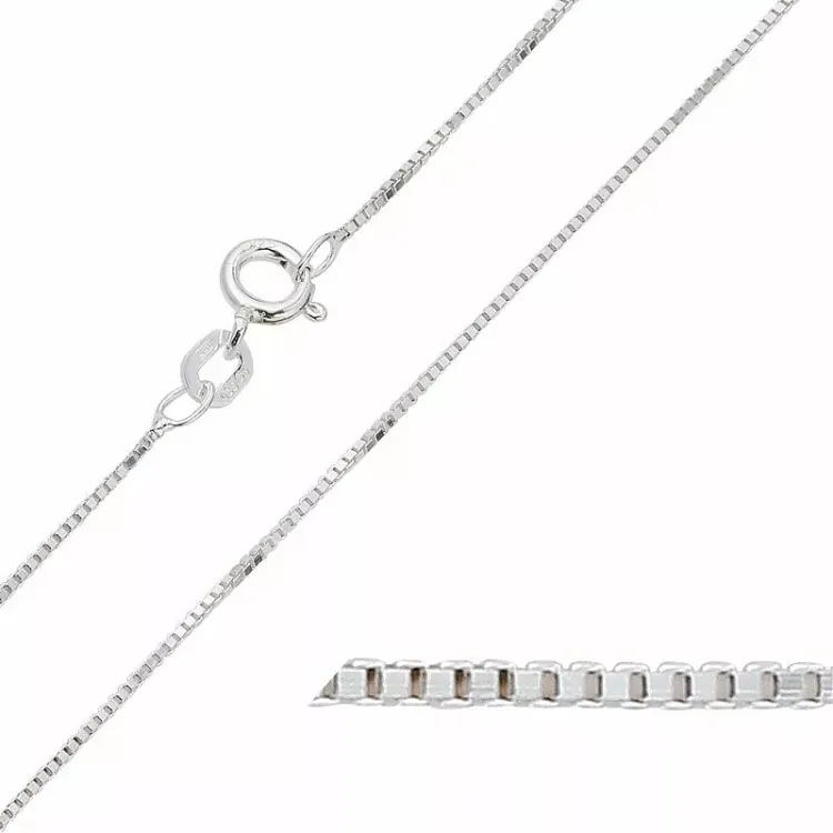 BNH veneziahalskedja i silver 40 cm x 1,0 mm