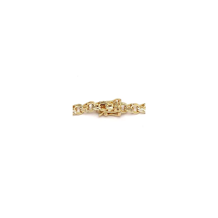 BNH bismark armband i 14 karat guld 18,5 cm x 4,5 mm