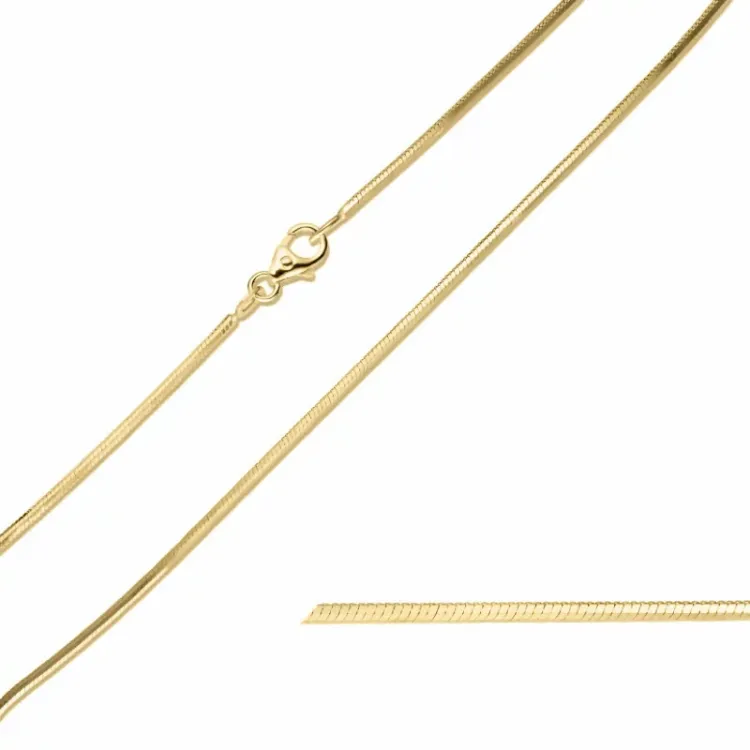 BNH ormhalskedja i 14 karat guld 60 cm x 1,3 mm