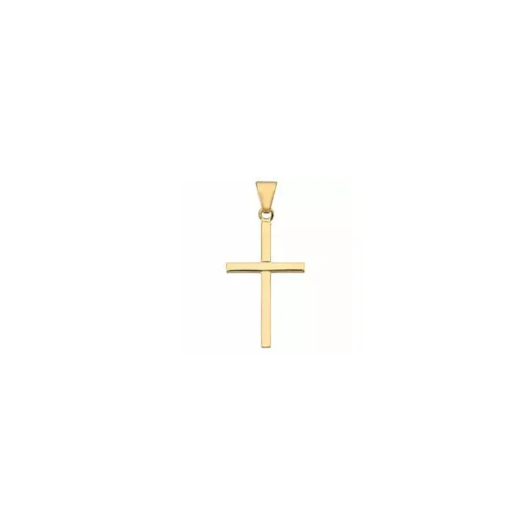 17 x 27 mm kors BNH kors i 14 karat guld - Amoré