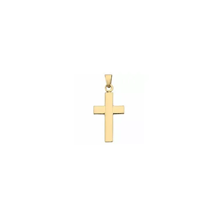 13 x 21 mm guld BNH kors i 14 karat guld - Amoré