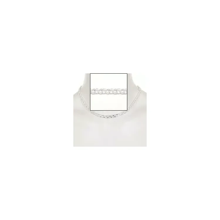 BNH bismark halskedja i silver 42 cm x 6,5 mm