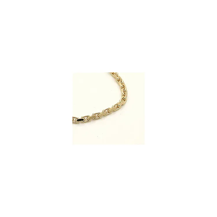 BNH anker facet halskedja i 8 karat guld 50 cm x 1,4 mm