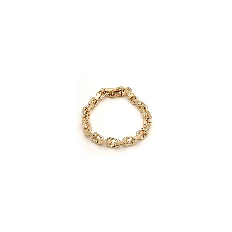 BNH Anker facet armband i 8 karat guld 18,5 cm x 8,0 mm
