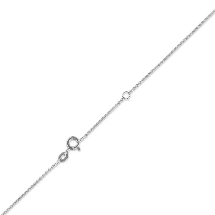 BNH Anker runda halsband i 14 karat vitguld 40 - 42 cm x 1,2 mm