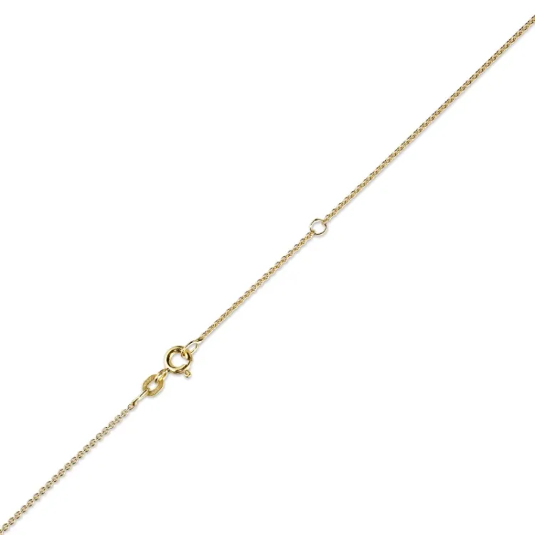 BNH Anker runda halsband i förgyllt silver 42-45 cm x 1,1 mm