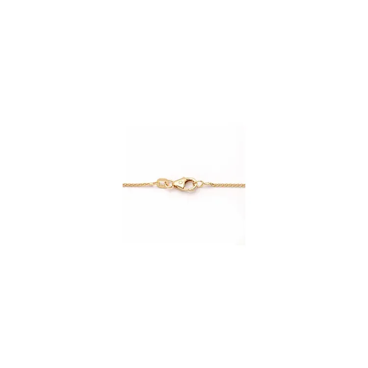 vetehalskedja i 14 karat guld 55 cm x 1,0 mm