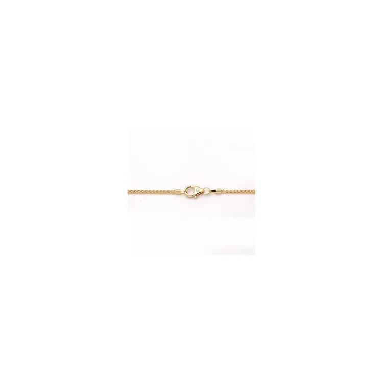 BNH vetehalsband i 14 karat guld 42 cm x 1,3 mm