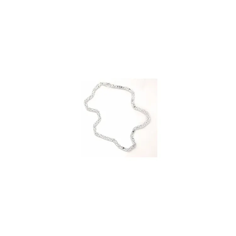 kungalänk halskedja i silver 55 cm x 6,8 mm