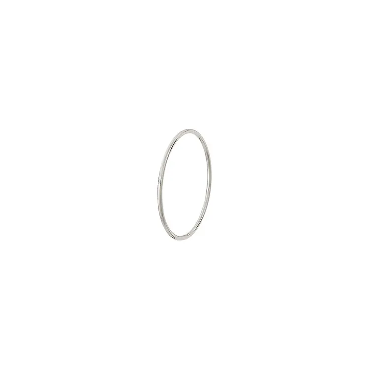 massiv BNH armring i 14 karat vitguld