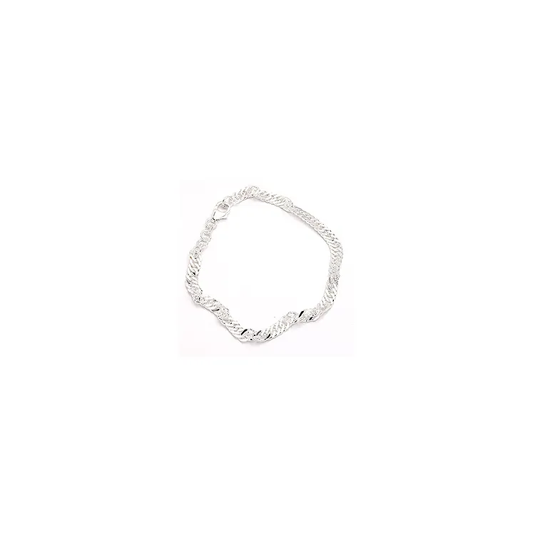 Bnh singapore armband i silver 21 cm x 4,7 mm