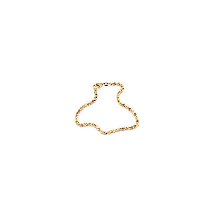 BNH cordel armband i 14 karat guld 17 cm x 2,7 mm