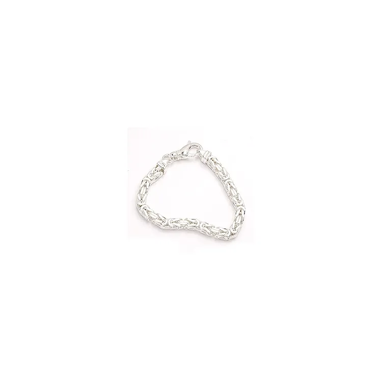 Kungalänk armband i silver 21 cm x 4,8 mm