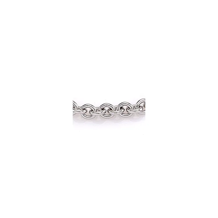 BNH forlänk i 14 karat vitguld 24-26 cm x 3,1 mm