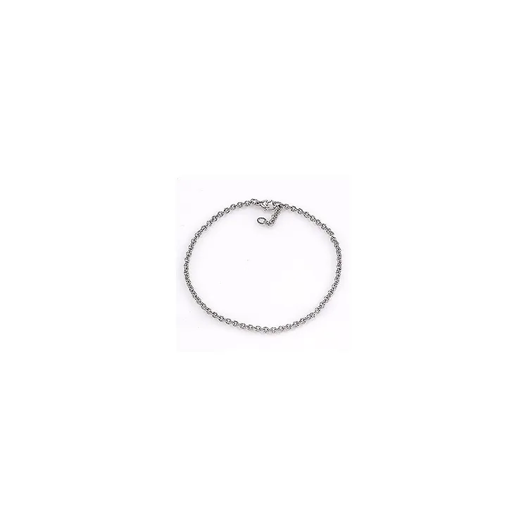 BNH forlänk i 14 karat vitguld 24-26 cm x 2,7 mm