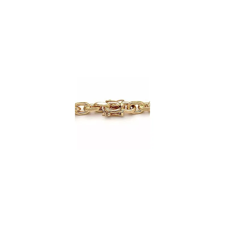 BNH Anker facet armband i 8 karat guld 21 cm x 5,0 mm