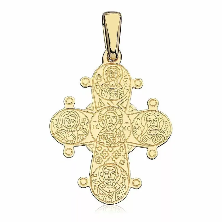 17 x 20 mm guld dagmarkors i 8 karat guld - Amoré