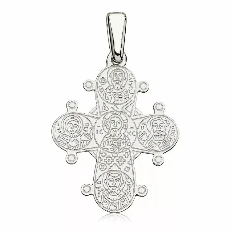 17 x 20 mm dagmarkors i silver - Amoré