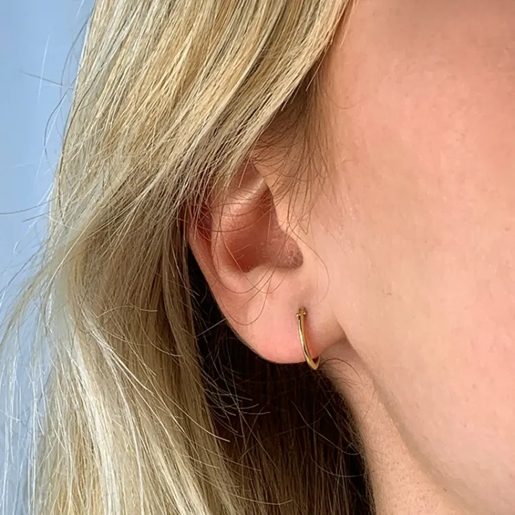 15 mm BNH creol i 14 karat guld