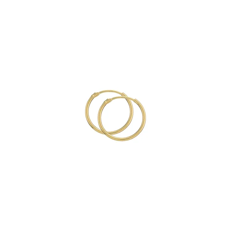 17,5 mm BNH creol i 14 karat guld