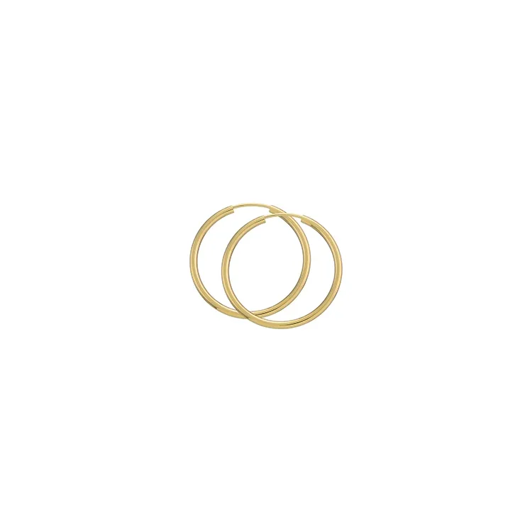 30 mm BNH creoler örhängen i 14 karat guld