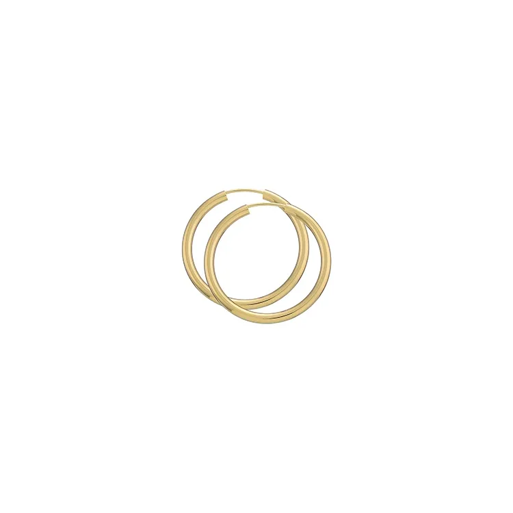 30 mm BNH creoler örhängen i 8 karat guld