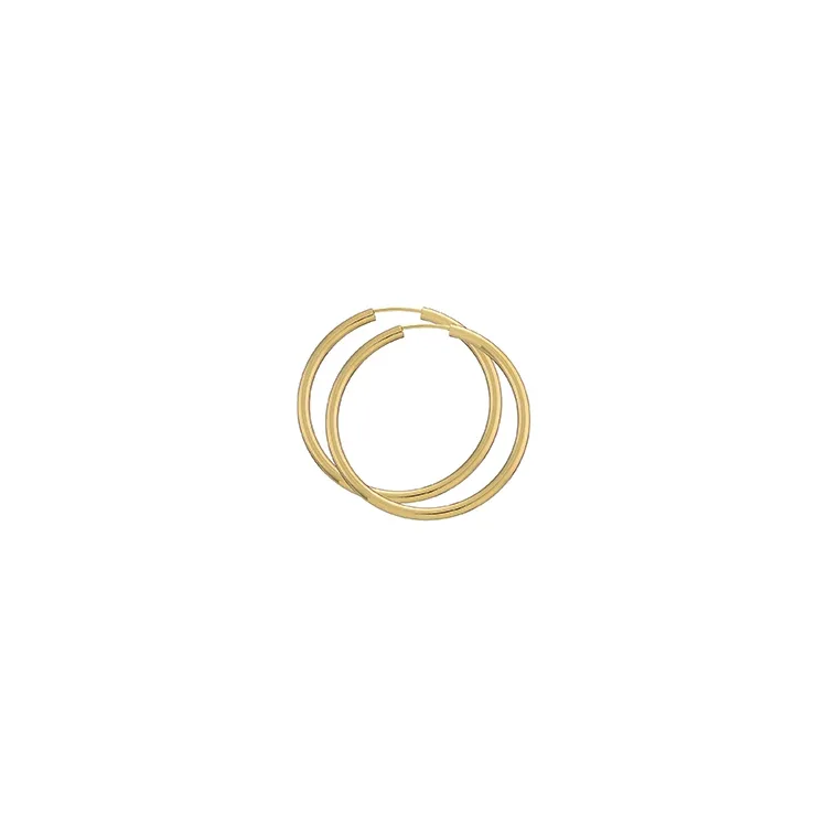 40 mm BNH creoler örhängen i 8 karat guld