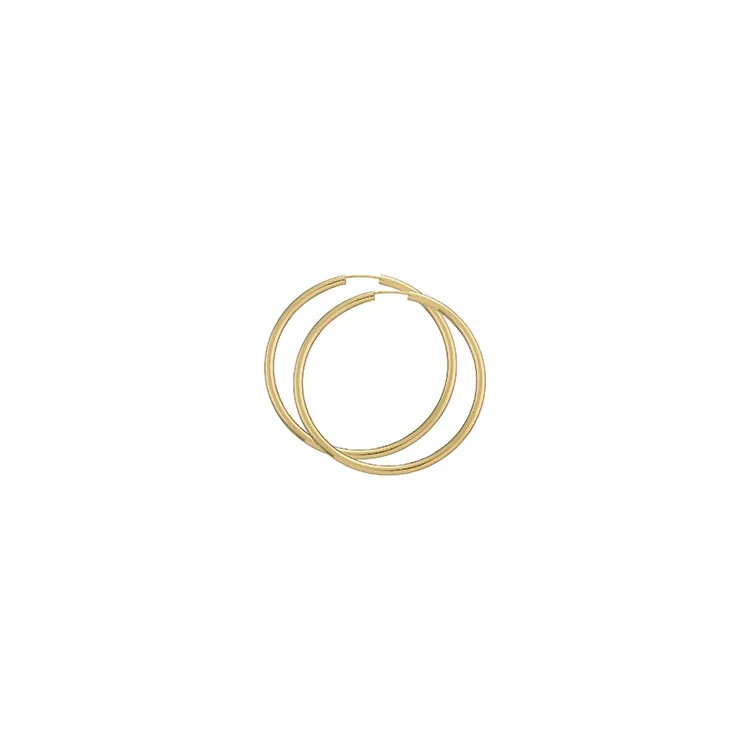 50 mm BNH creoler örhängen i 8 karat guld