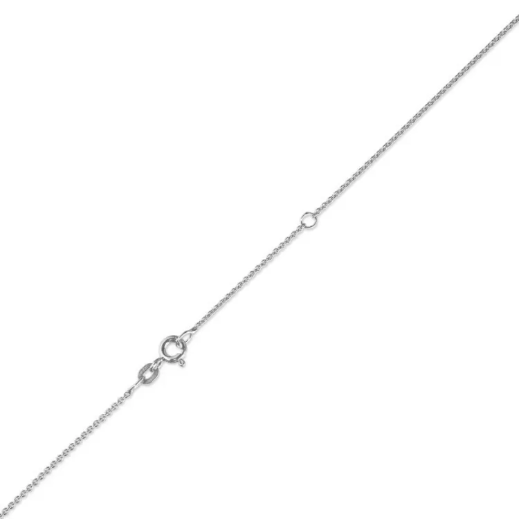 BNH Anker runda halsband i 14 karat vitguld 42 - 45 cm x 1,5 mm