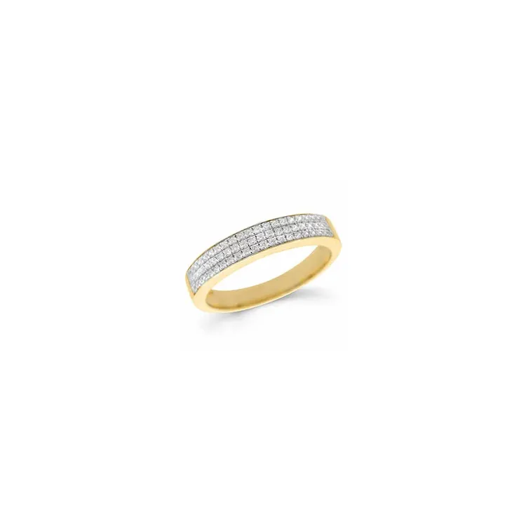 diamant guld ring i 14 karat guld 0,18 ct