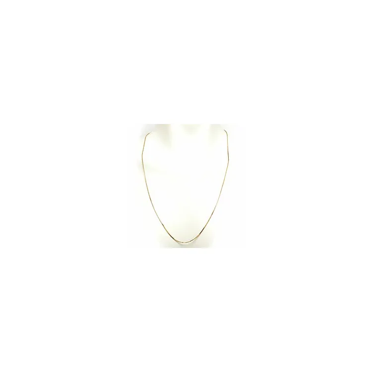 Lång veneziahalskedja i förgyllt silver 70 cm x 1,2 mm