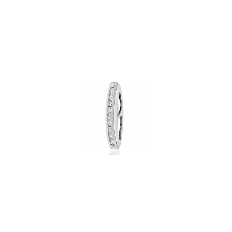 diamant hängen i 14 carat vitguld 0,14 ct