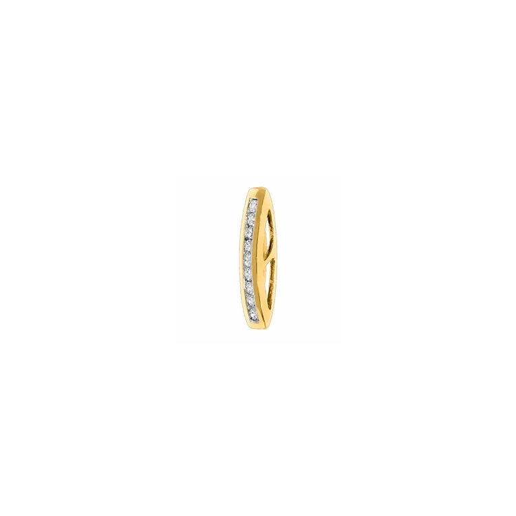 diamant hängen i 14 carat guld 0,14 ct